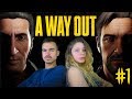 OMG PRISON BREAK 2.0 !! A Way Out : Lets Play #1