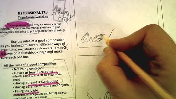 6th - How to create Thumbnail Sketches