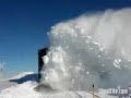 Trein in de sneeuw