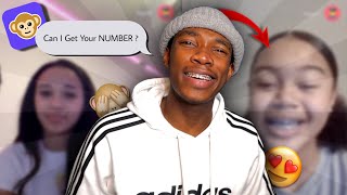 ASKING RANDOM GIRLS FOR THEIR NUMBER!!! | MONKEY APP