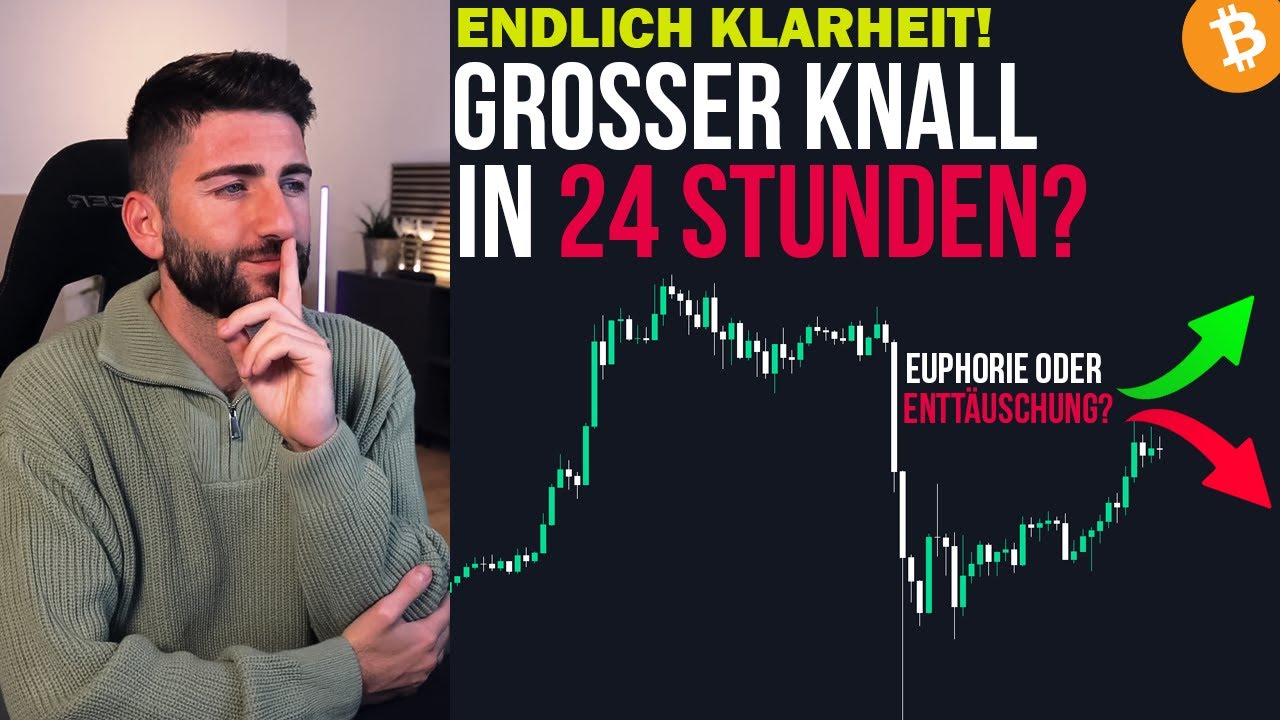 BITCOIN VOR ENTSCHEIDUNG: Sickern Informationen JETZT durch? Krypto News