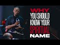 Know your spiritual name  apostle miz mzwakhe tancredi