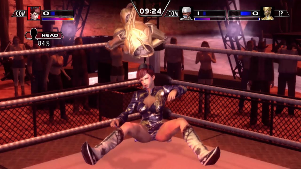 Rumble Roses XX:Dr.Anesthesia and Lady X Subsistence vs Great Khan