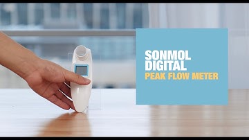 Monitor your lung health with SONMOL digital peak flow meter