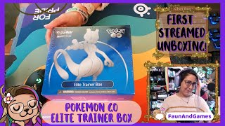 Opening my first streamed Pokemon TCG Elite Trainer Box!