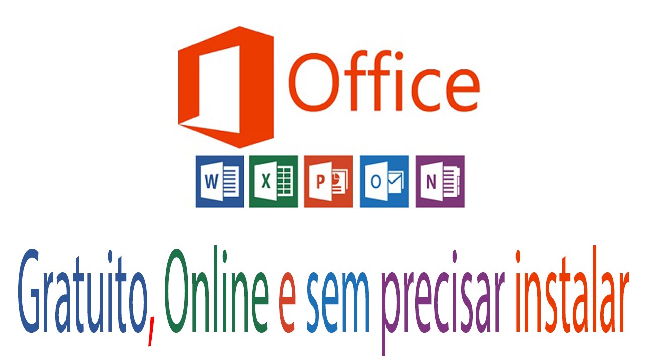 Office 2017 Gratuito ( sem precisar instalar ) - Online Original Microsoft  - YouTube