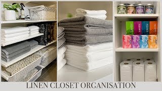 IKEA LINEN CLOSET ORGANIZATION