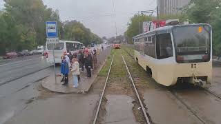 Поездка на ярославском трамвае