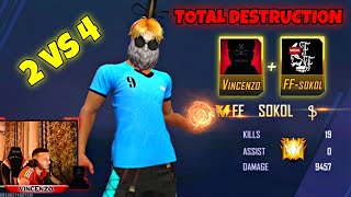 Grandmaster SOKOL FF teams up with VINCENZO to have a VS with subscribers