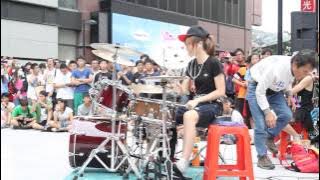 20140704   Roly Poly SWhite 羅小白 drumming