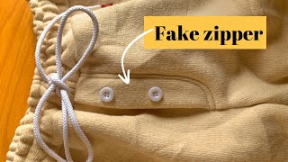 Zipper curves for joggers how to do it screenshot 1