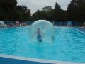 Water Zorbing at the Lido!
