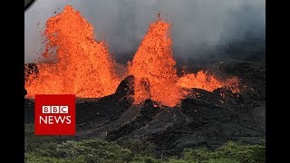 Hawaii volcano: When your home's next to a lava flow - BBC News