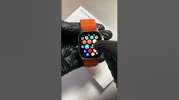 New Apple Watch Ultra 2 Copy! Review New SmartWatch JS8 Pro Max 2nd Gen #shorts #viral #apple #video