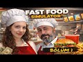 MeL'tem İLE BİRLİKTE FAST FOOD SİMULATÖR OYNUYORUZ | BÖLÜM 1