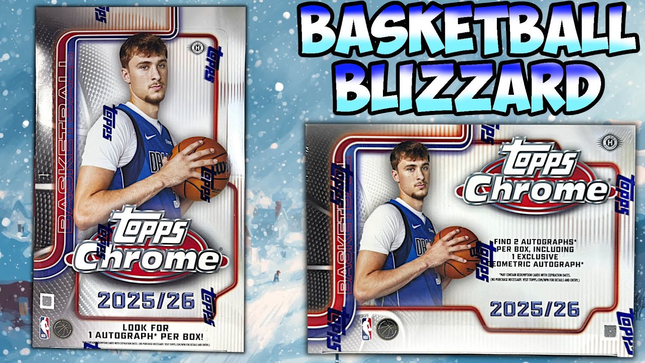 These 2025/26 Topps Chrome Basketball Boxes Are INSANE!