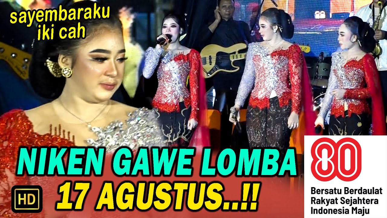 SPESIAL 17 AGUSTUS ❗❗ Niken Salindry mengadakan lomba menyanyi bersama Sinden-sinden di Junrejo Batu
