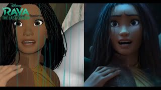 The Druun close in animation process | Raya and the Last Dragon