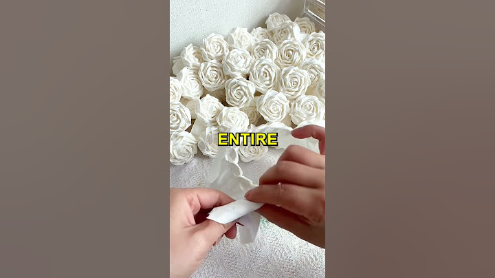 Flowers Made Of Toilet Paper 👀 @diyhandmade77