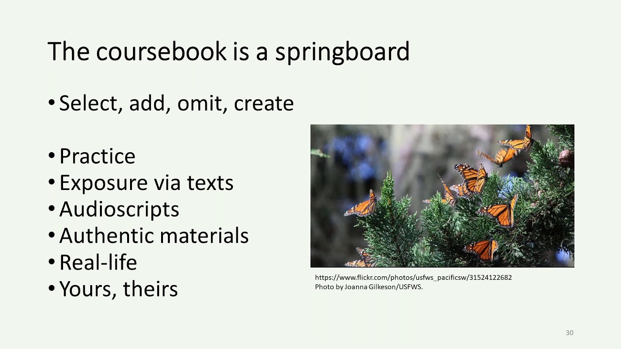 Part 2 Making language meaningful, verbally and visually or Not pulling the wings off