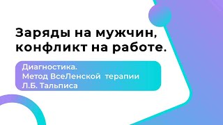 Заряды на мужчин, конфликт на работе. Диагностика через бессознательное.