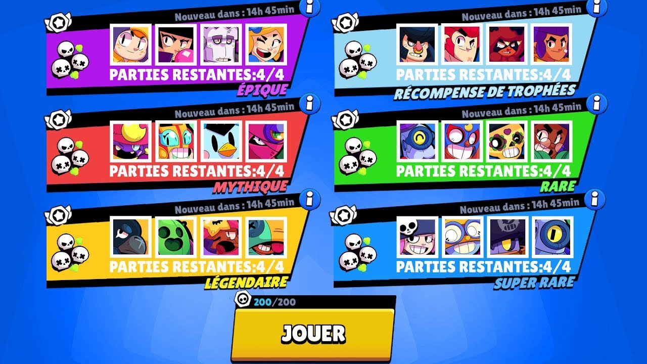 Nouveau Concept Mode Duo Meilleure Rarete De Brawler Brawl Stars Youtube - brawl stars classement brawler