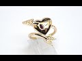 Handmade 18 KT cupido ring