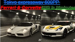 GT7| C7 & Enzo Tokyo expressway 600PP event