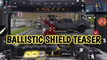 BALLISTIC SHIELD GAMEPLAY TEASER SEASON 12 CALL OF DUTY MOBILE COD MOBILE CODM