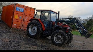 TRACTOR Vs 40ft SHIPPING CONTAINER