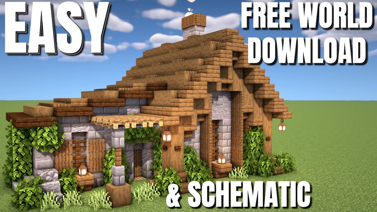 Is this the EASIEST Minecraft Survival House EVER? Block by block ...