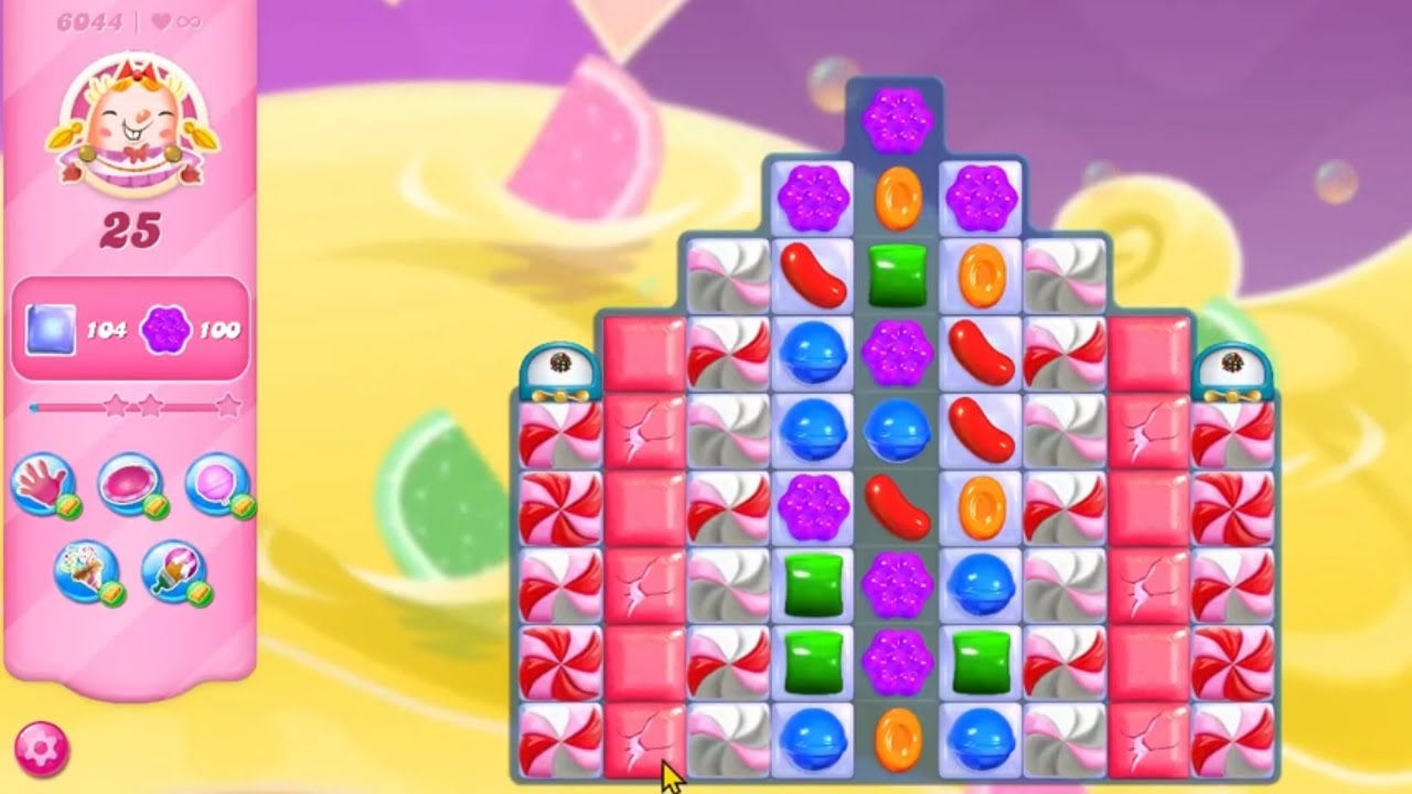 Candy Crush Saga LEVEL 6044 NO BOOSTERS new version