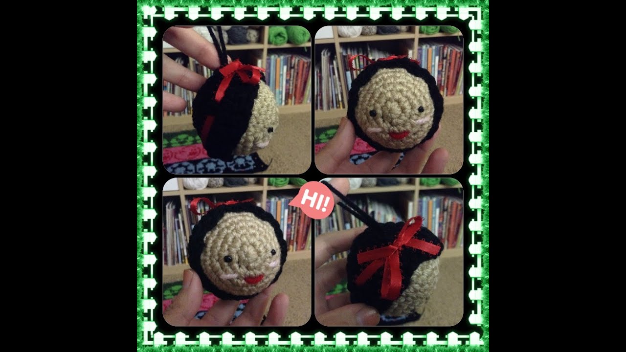 Amigurumi Princess Ornament CrochetTutorial
