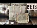 Béis The Everyday Tote Review & Comparison to The Work Tote - New Hanging Cosmetic and Jewelry Case