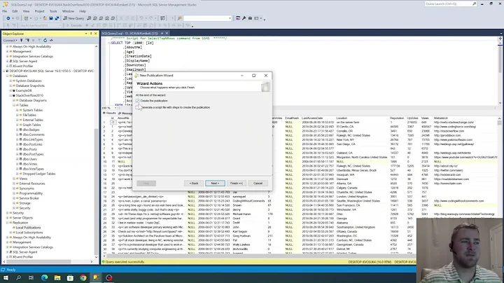 Configuring Transactional Replication on SQL Server