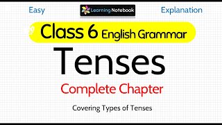 Class 6 Tenses | Class 6 English Grammar Tenses | Types of Tenses in English Grammar class 6