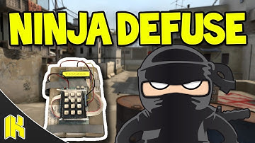 cs go Ninja defuse without defuse kit - stupid defuse ever 5 vs 1 - counter strike global offensive