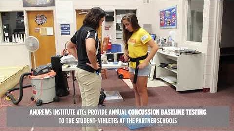 Andrews Institute Provides Concussion Baseline Testing to Area High School Athletes