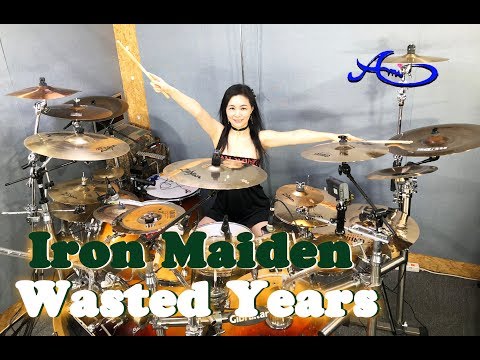 Iron Maiden - Wasted Years drum cover by Ami Kim (#55)