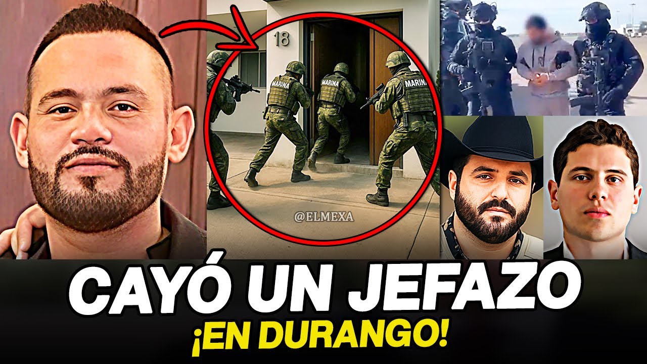 ¡¡BOMBAZO!! CAYÓ "EL LIMONES" JEFE de PLAZA de LA MAYlZA en DURANGO.