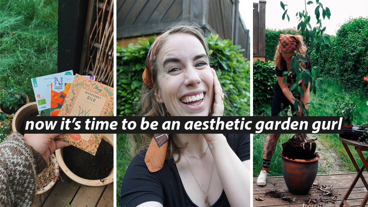 starting that aesthetic garden life, kinda // sustainable home improvements
