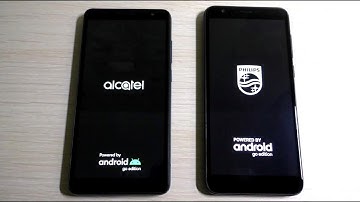 Alcatel 1A vs Philips S260 Android Bootanimation