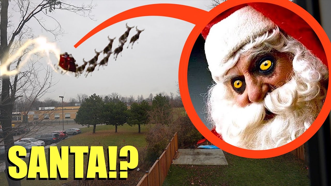 if you see Santa Claus outside your house, Lock your door's and go to ...