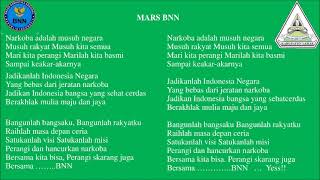 LIRIK LAGU MARS BNN