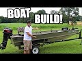 EPIC Jon Boat BUILD! We took it out on the WATER!