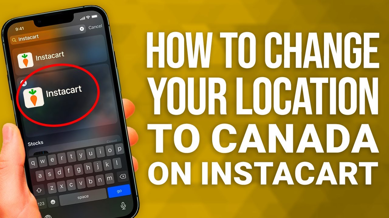 Как изменить свое местоположение на Канаду в Instacart: Смена местоположения!
