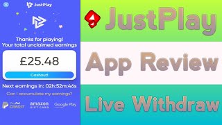 JustPlay App Review Latest | Live Withdraw Result | Tech_Seeker screenshot 2