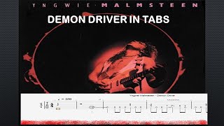 Yngwie M  Demon Driver Free Tabs