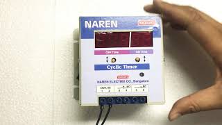 Naren Cyclic Timer for 3 Phase Submersible Pumps (English Version)