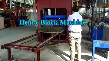 Henry QT10-15 full automatic concrete cement brick block making machine in Mexico